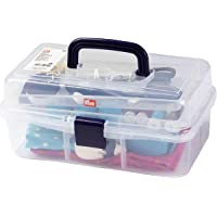 Prym - Caja de costura transparente (33 x 20 x 15 cm)